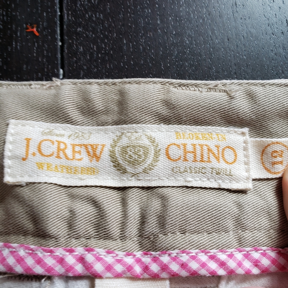 JCREW Flannel lined khakis